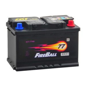 Аккумулятор (акб) 77Ah Fire Ball (670A) 278х175х190 мм ОБРАТНЫЙ (➖ ➕)