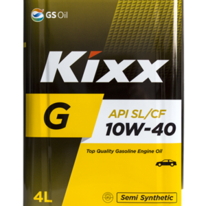 Масло KIXX G 10w40 SL/CF 4л п/синт. (мет банка)