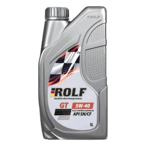 Масло Rolf GT 5W40 1л синт. пластик 322437