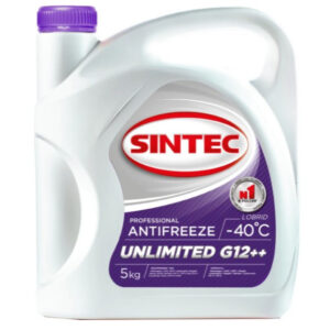 Антифриз 5л Sintec Unlimited -40 G12++  фиолетовый