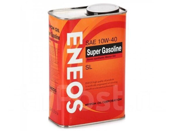 Масло Eneos 10w40 полусинтетика 1л Super Gasoline ... api: SL; acea: A3; ilsac: GF-3