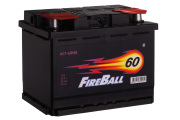 Аккумулятор (акб) 60Ah Fire Ball (510А) 242x175x190 мм ОБРАТНЫЙ (➖ ➕ )